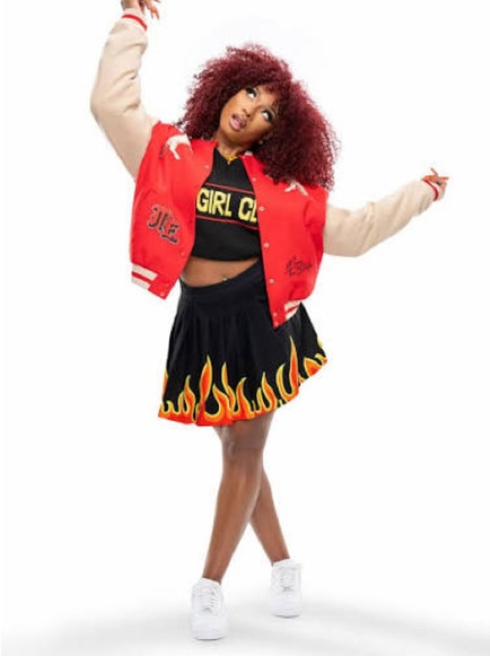 Megan Thee Stallion x Melody Eshani Flaming Hot Cheetos skirt XL